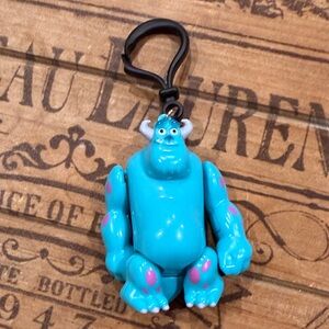 Blue sully Monster Keychain